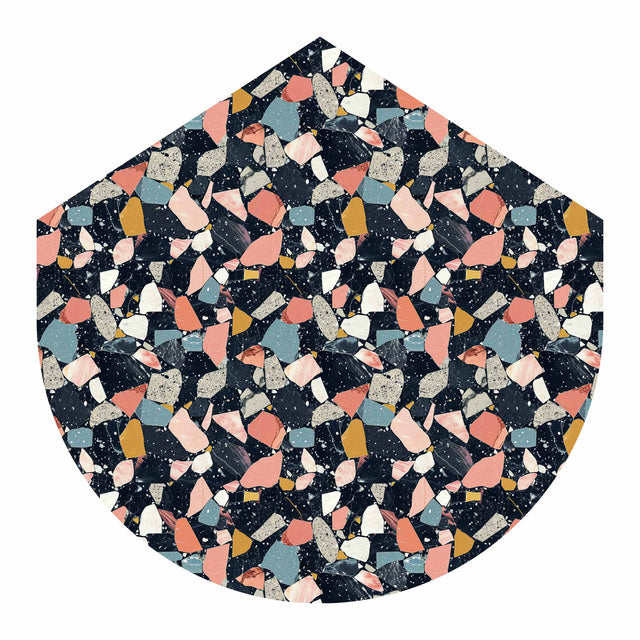 Illustrator Pattern Library - Raster Realistic Seamless Dark Terrazzo Textures