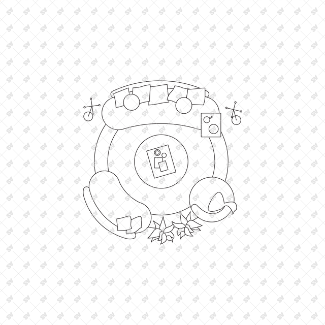 CAD, Vector, PNG Living Rooms in Top View