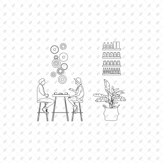 CAD, Vector Italian Food Store, Trattoria and Market