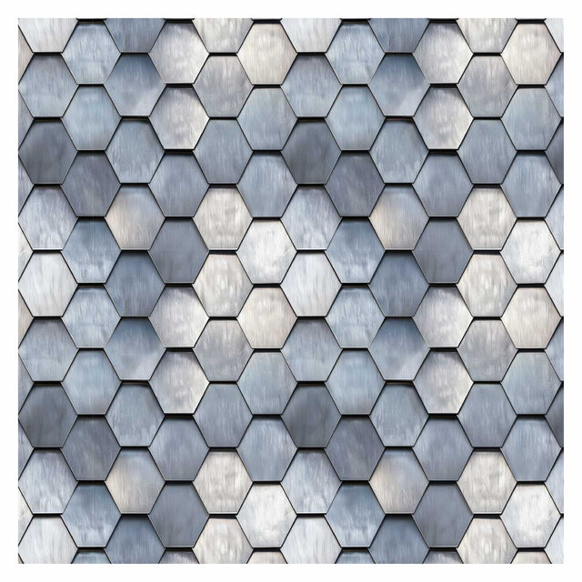 Photoshop, Illustrator Pattern Library - Metal Shingles