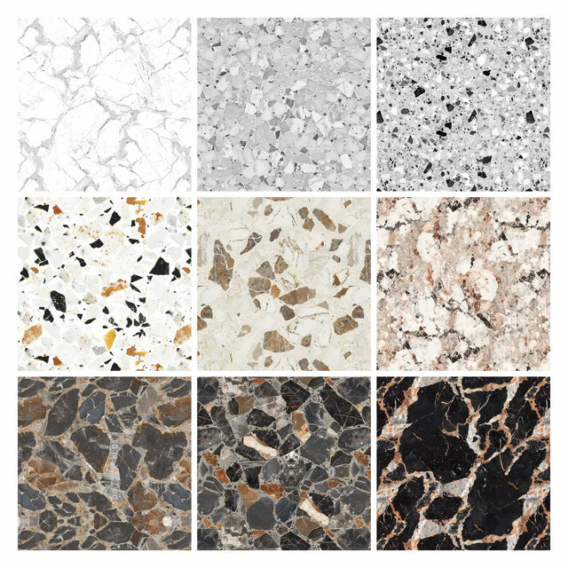 Pattern Library - Kitchen Countertop Quartz Composite Textures