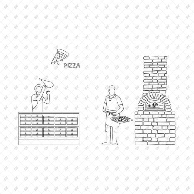 CAD, Vector Italian Food Store, Trattoria and Market