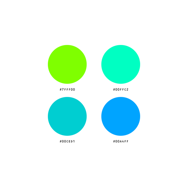 Illustrator Swatches Library - Fluorescent Colors