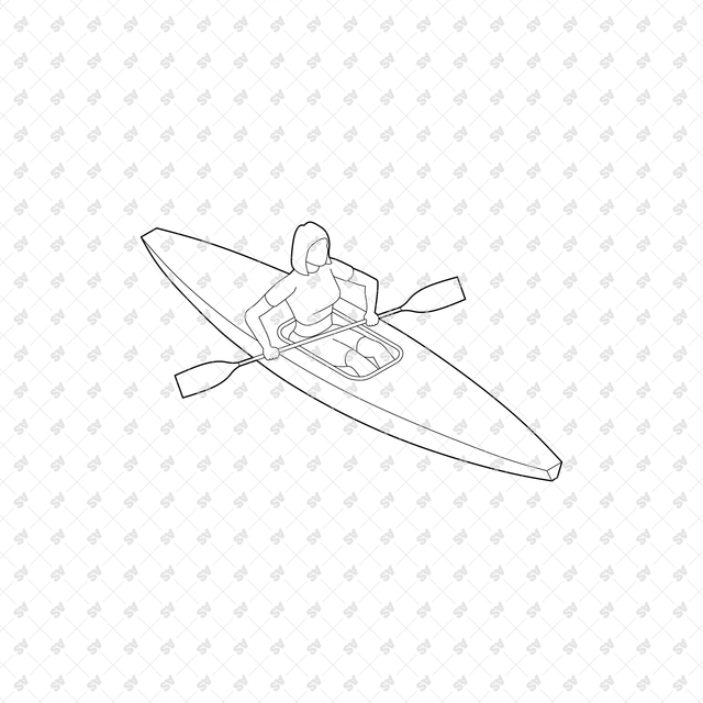 CAD, Vector, PNG Outdoor Characters in Isometric View