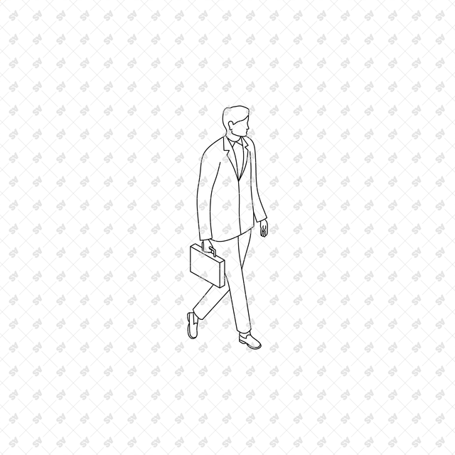 CAD, Vector, PNG Isometric View Urban Waiting People