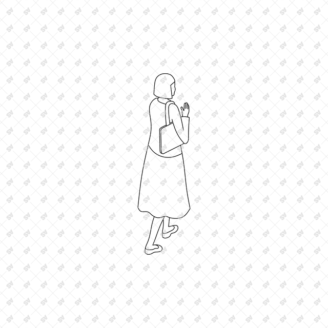 CAD, Vector, PNG Isometric View Urban Waiting People