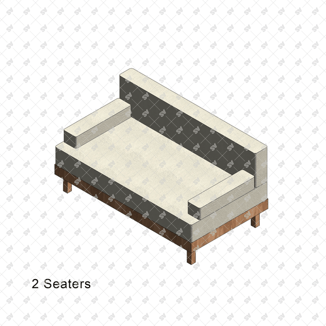 Revit Family - Sofa Beds