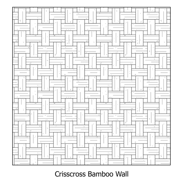 Illustrator Pattern Library - Bamboo Panels