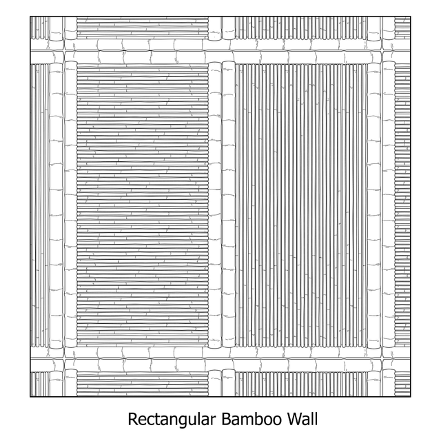 Illustrator Pattern Library - Bamboo Panels