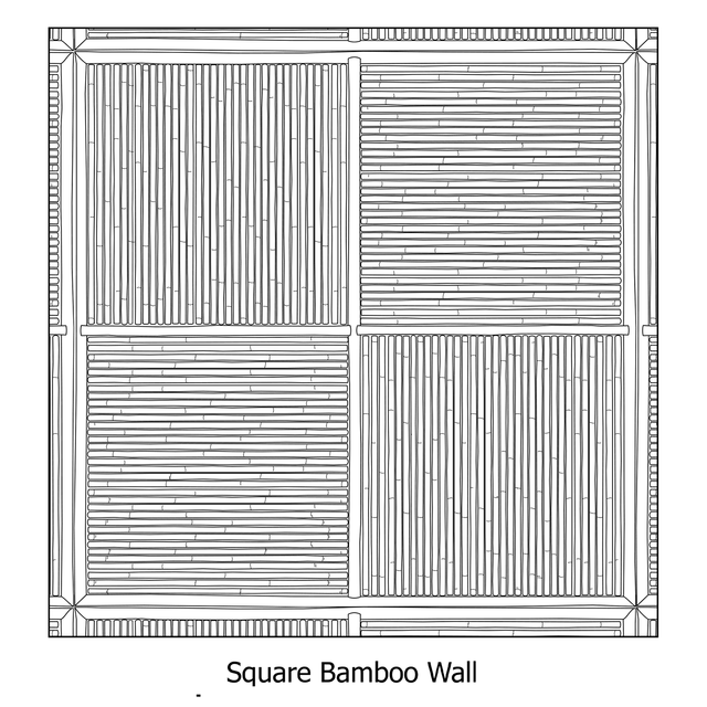Illustrator Pattern Library - Bamboo Panels
