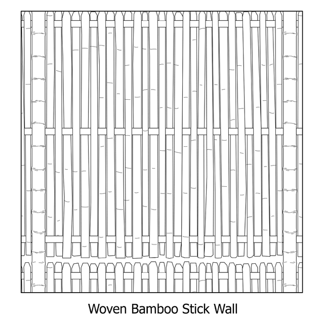 Illustrator Pattern Library - Bamboo Panels
