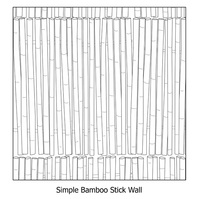 Illustrator Pattern Library - Bamboo Panels