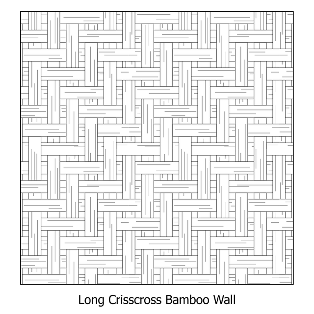 Illustrator Pattern Library - Bamboo Panels