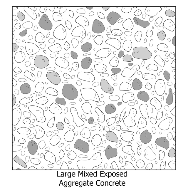 Illustrator Pattern Library - Exposed Aggregate Concrete
