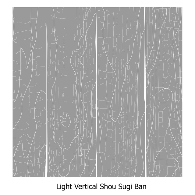 Illustrator Pattern Library - Shou Sugi Ban (Charred Wood Panels)