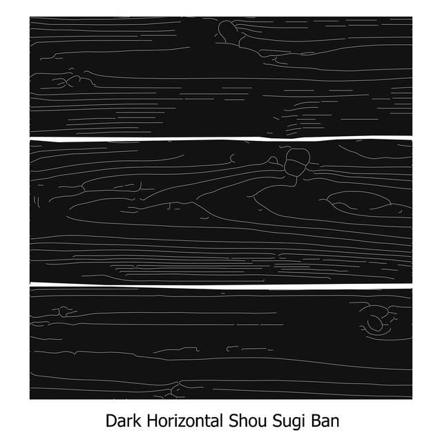 Illustrator Pattern Library - Shou Sugi Ban (Charred Wood Panels)