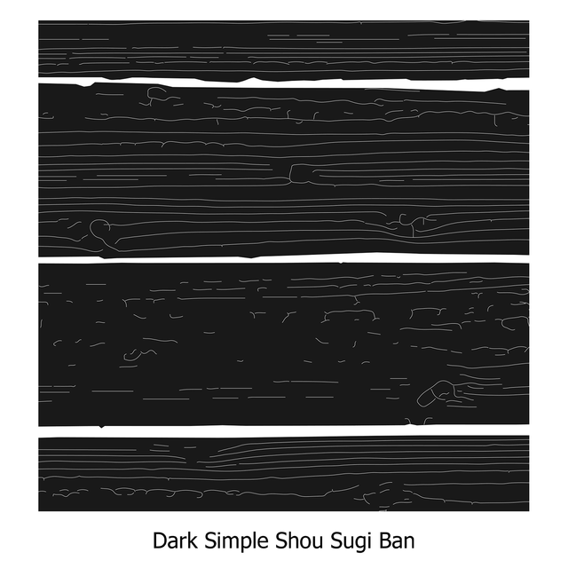Illustrator Pattern Library - Shou Sugi Ban (Charred Wood Panels)