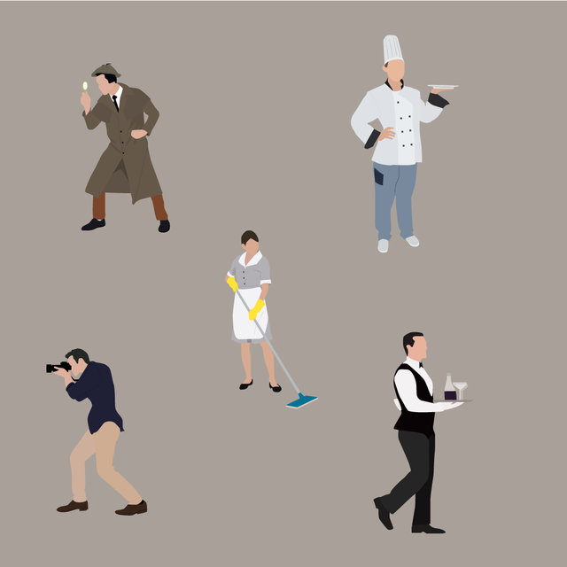 flat vector professional people