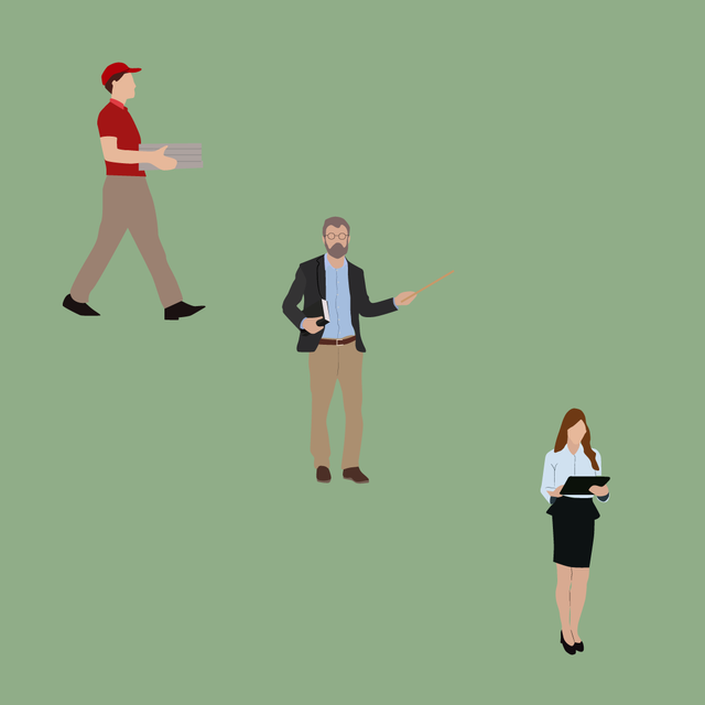 flat vector professional people