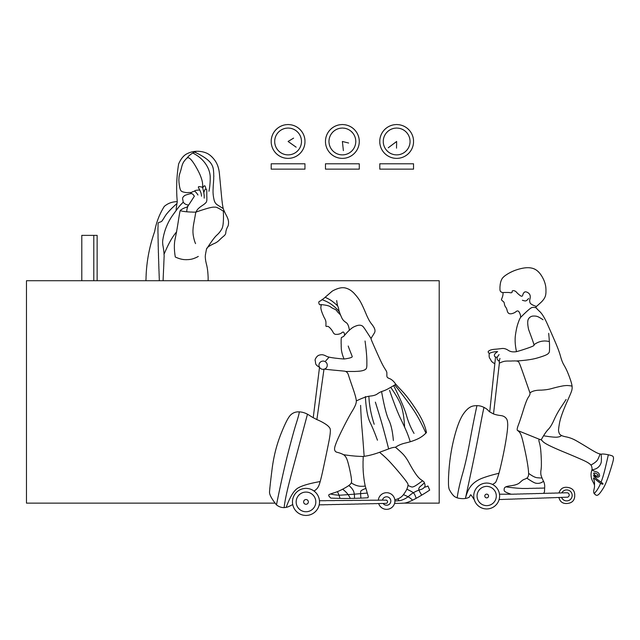 CAD & Vector Hotel Staff Set
