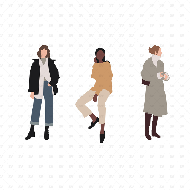 flat vector people illustration