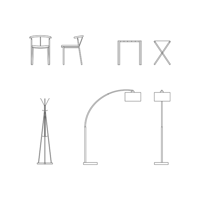 Vector Hotel's Room Furniture
