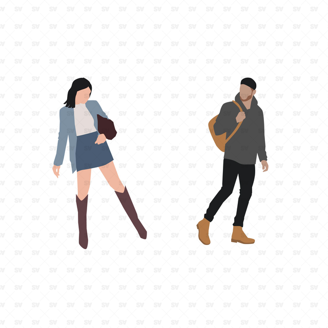 flat vector people illustration