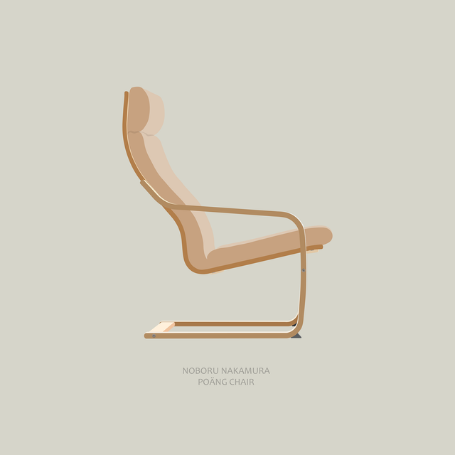 nobru nakamura poang chair