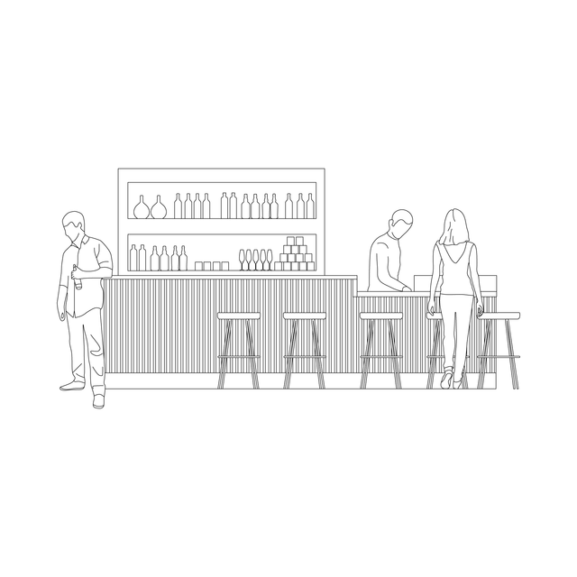 CAD & Vector Disco Bar Set