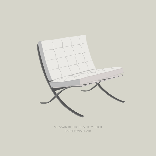 mies van der rohe lily reich barcelona chair