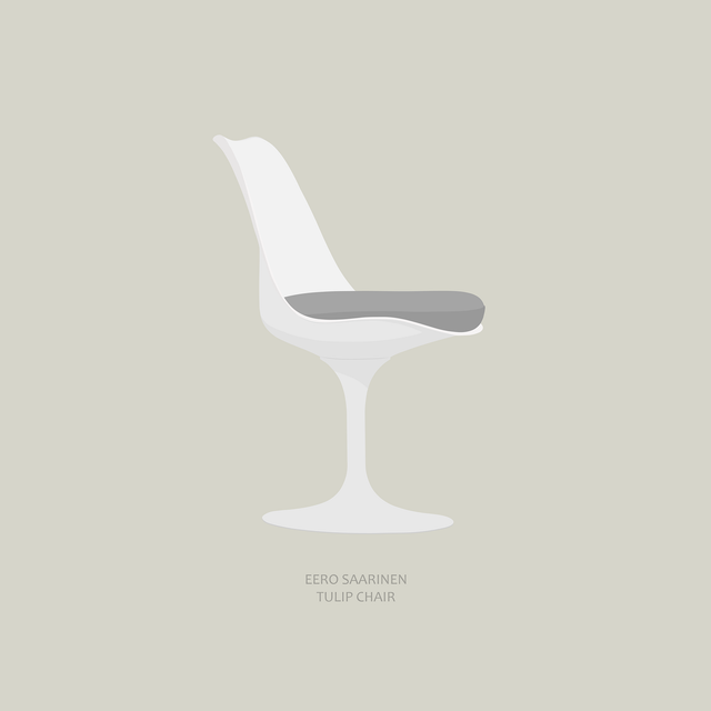 eero saarinen tulip chair