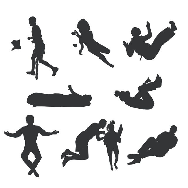 vector astronauts illustration
