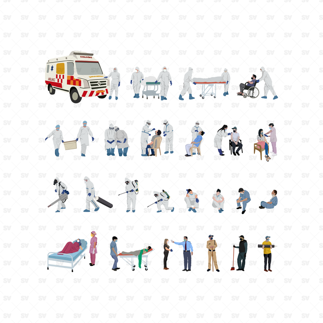 vector pandemic people