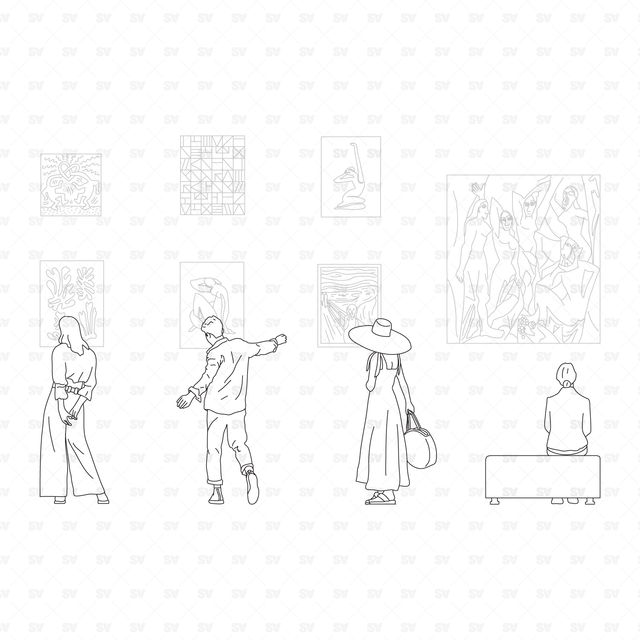 Vector & CAD Art Gallery Set
