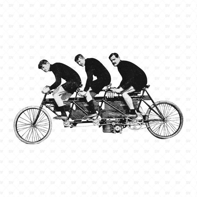Cutout Cyclists (12 PNGs)