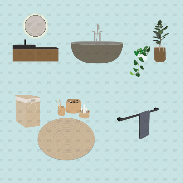 Vector Bathroom Furniture