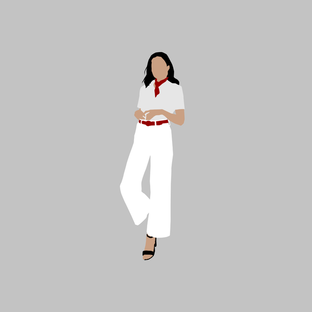 belarus woman in white