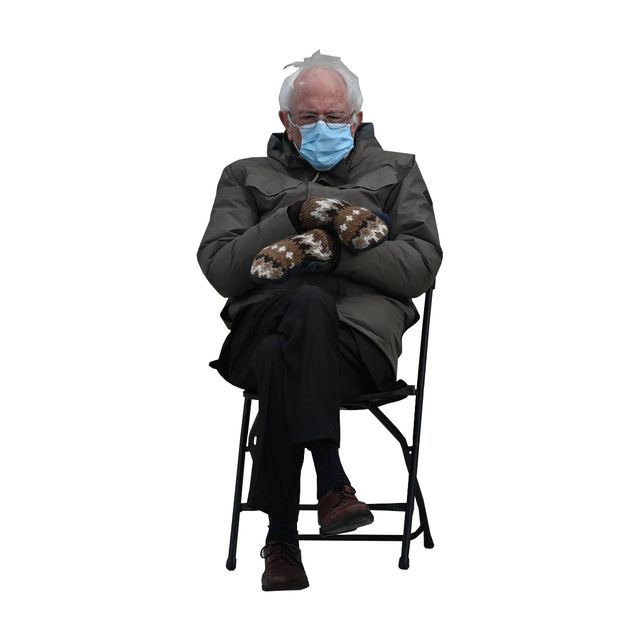 Bernie Sanders Cutout Without Background PNG (Free)