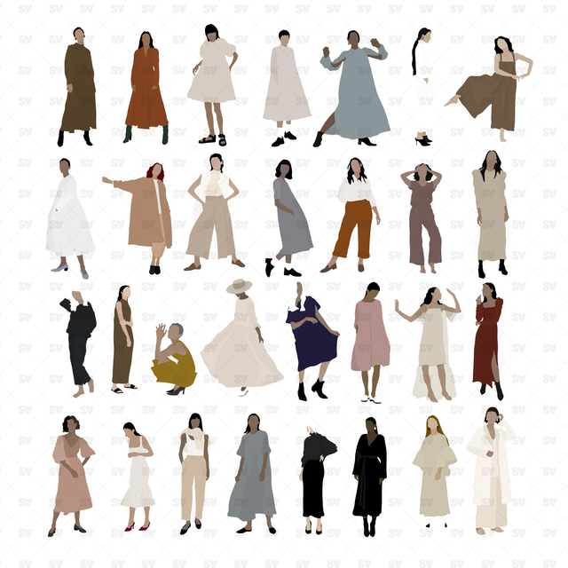 flat vector people illustration