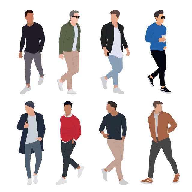 Human Scales vector