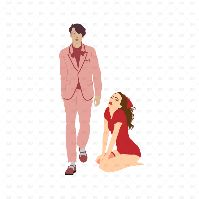 fashion people vector