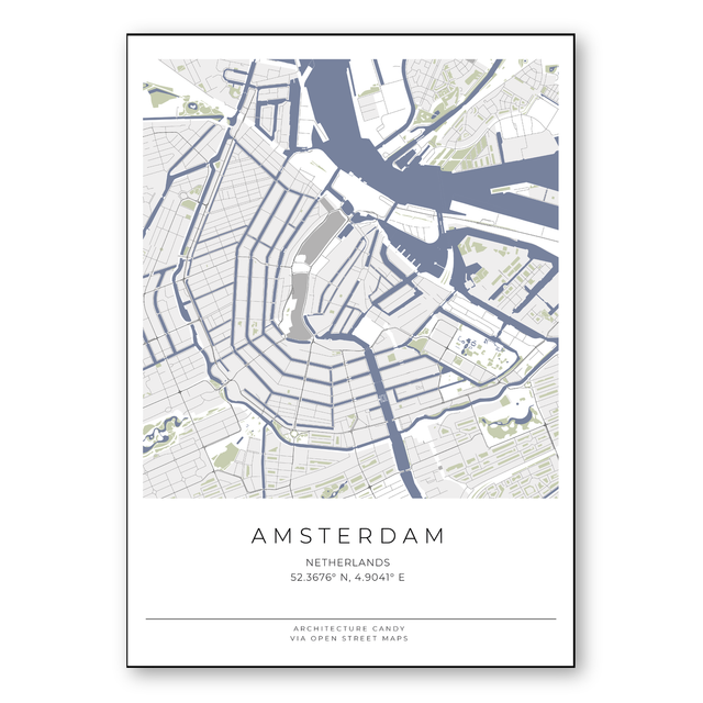 Amsterdam Vector Map