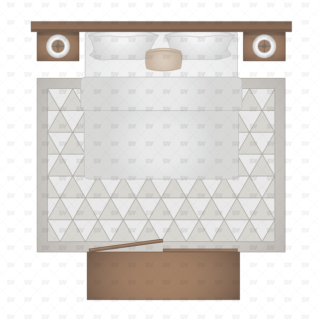 Vector Living Room Top View Furniture