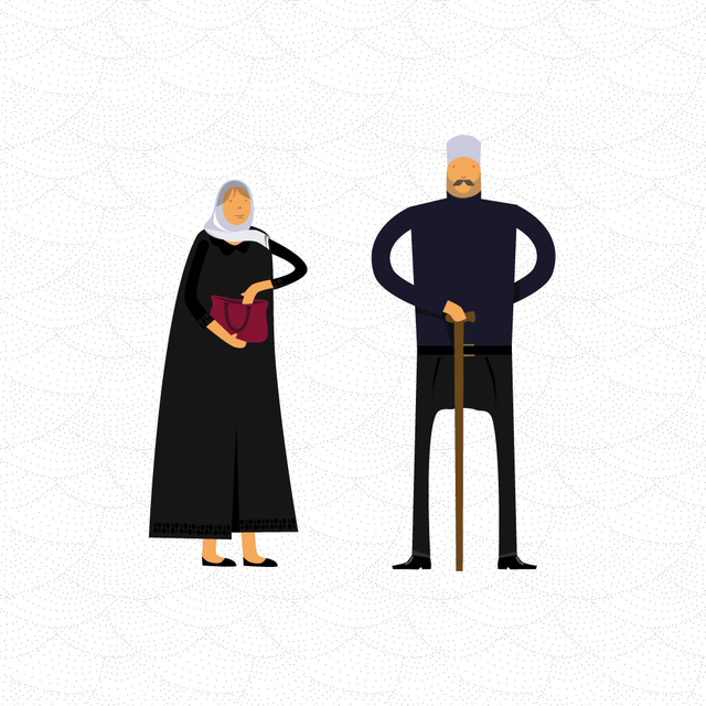 religious people illustration