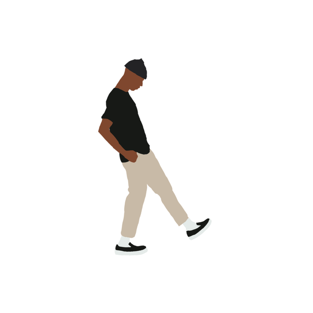 black man illustration