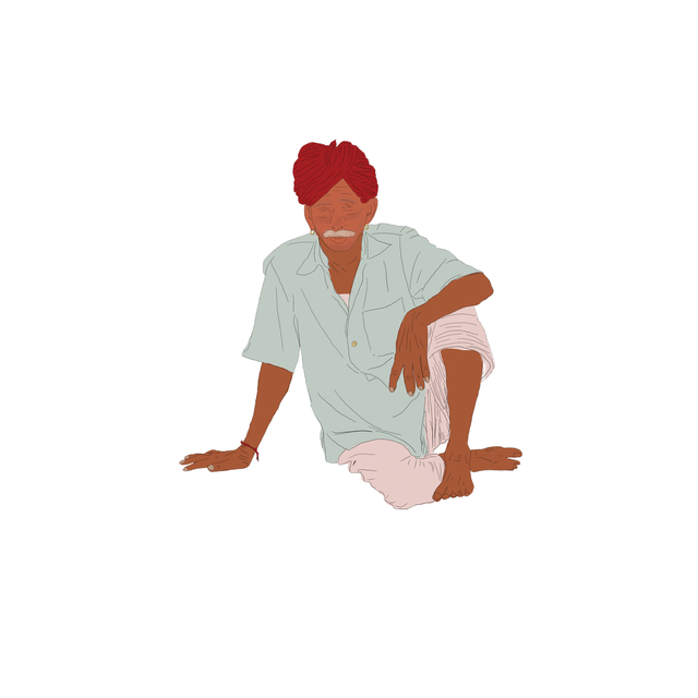 Humans of the Village - Indian People (10 PNG)-Cutouts-Studio Alternativi