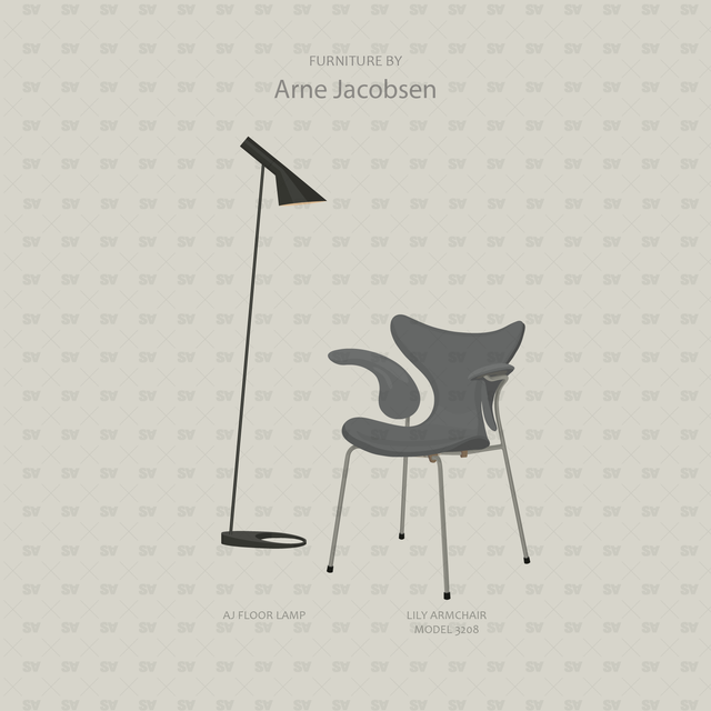 Furniture by Arne Jacobsen Pack