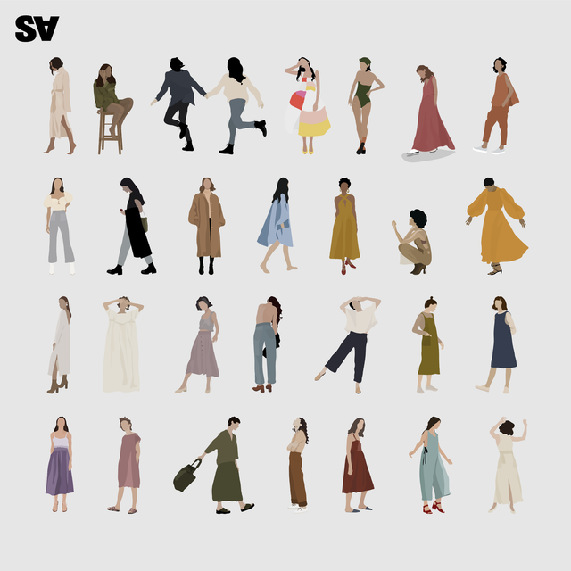 human scales vector