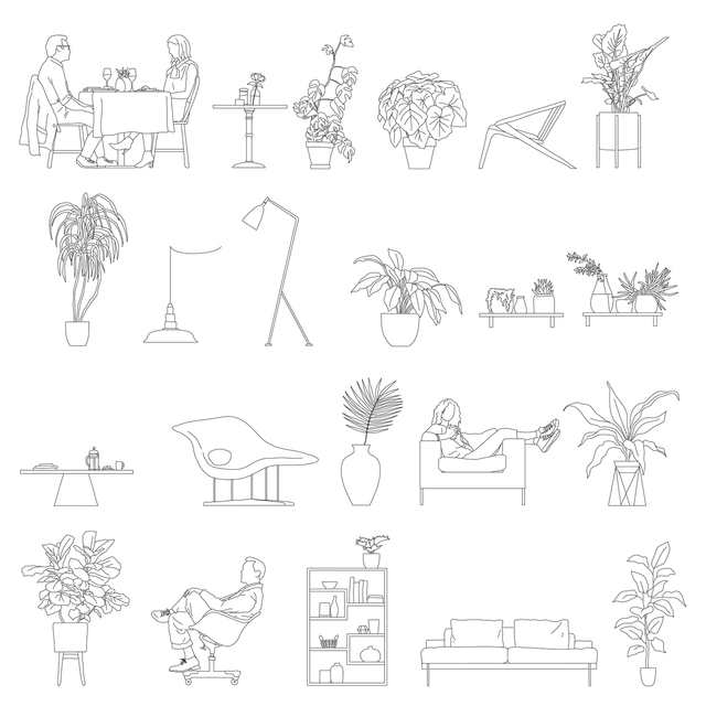cad furniture free download