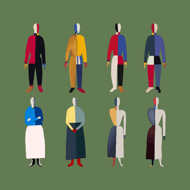 Characters Based on Kazimir Malevich Art